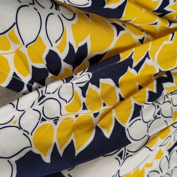 Gap yellow and blue floral maxi dress in size large, NWT - Picture 7 of 9